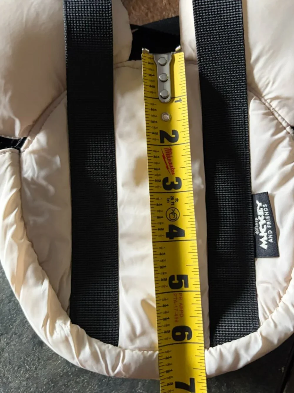 Zara x Disney Mickey Mouse quilted puffer crossbody bag